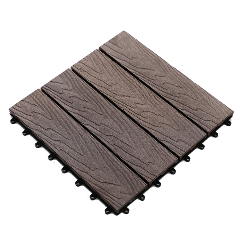 Lisslune | Striped pattern terrace tiles interlocking tiles kit outdoor patio