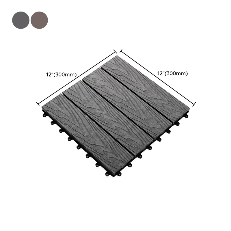 Lisslune | Striped pattern terrace tiles interlocking tiles kit outdoor patio