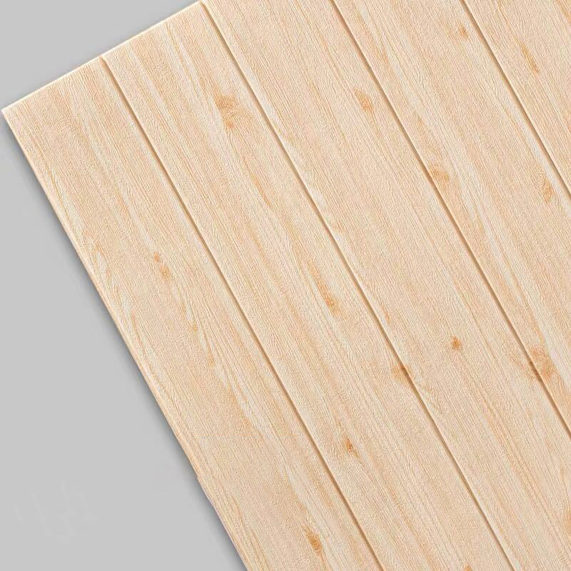 Lisslune | Modern Tin Back Wall Panel Smooth Wall Ceiling Wood Grain Design Set of 1