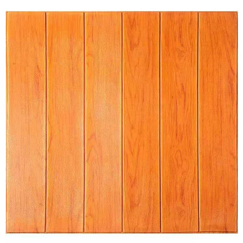 Lisslune | Modern Tin Back Wall Panel Smooth Wall Ceiling Wood Grain Design Set of 1