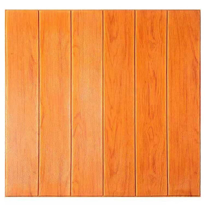 Lisslune | Modern Tin Back Wall Panel Smooth Wall Ceiling Wood Grain Design Set of 1