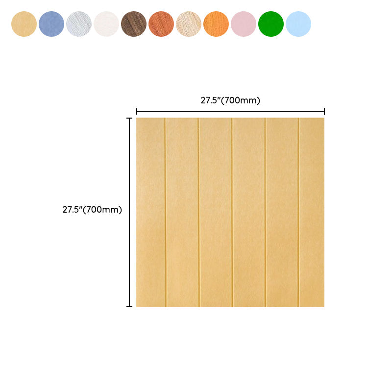 Lisslune | Modern Tin Back Wall Panel Smooth Wall Ceiling Wood Grain Design Set of 1