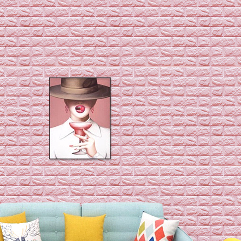 Lisslune | Modern Wall Shelf 3D Brick Bedroom and Living Room Wall Panels