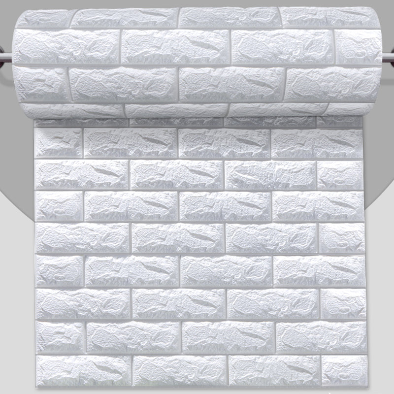 Lisslune | Modern Wall Shelf 3D Brick Bedroom and Living Room Wall Panels