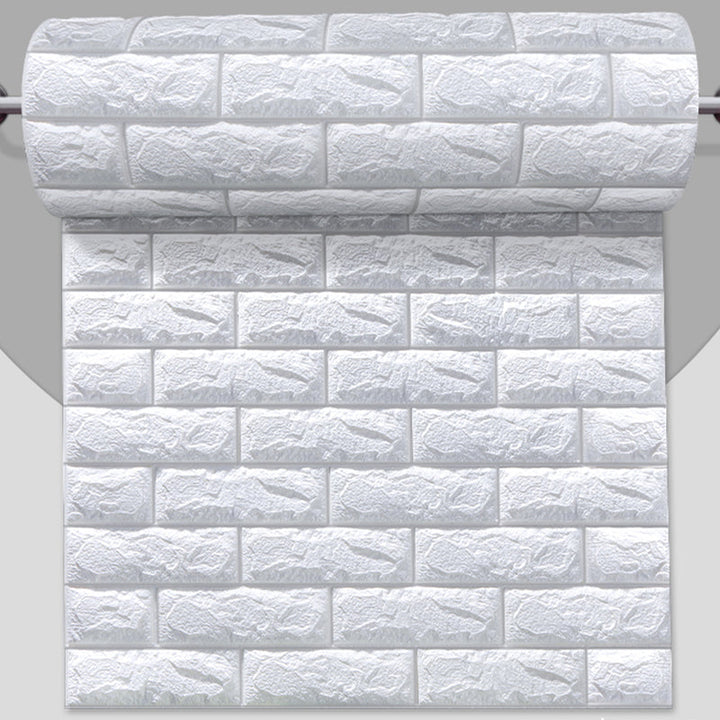 Lisslune | Modern Wall Shelf 3D Brick Bedroom and Living Room Wall Panels