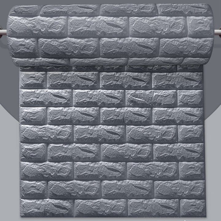 Lisslune | Modern Wall Shelf 3D Brick Bedroom and Living Room Wall Panels