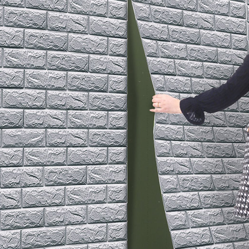 Lisslune | Modern Wall Shelf 3D Brick Bedroom and Living Room Wall Panels
