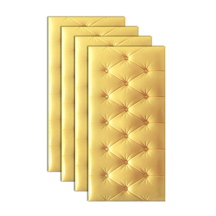 Lisslune | Modern Wall Panel Smooth Wall Interior Padded Board Set of 4