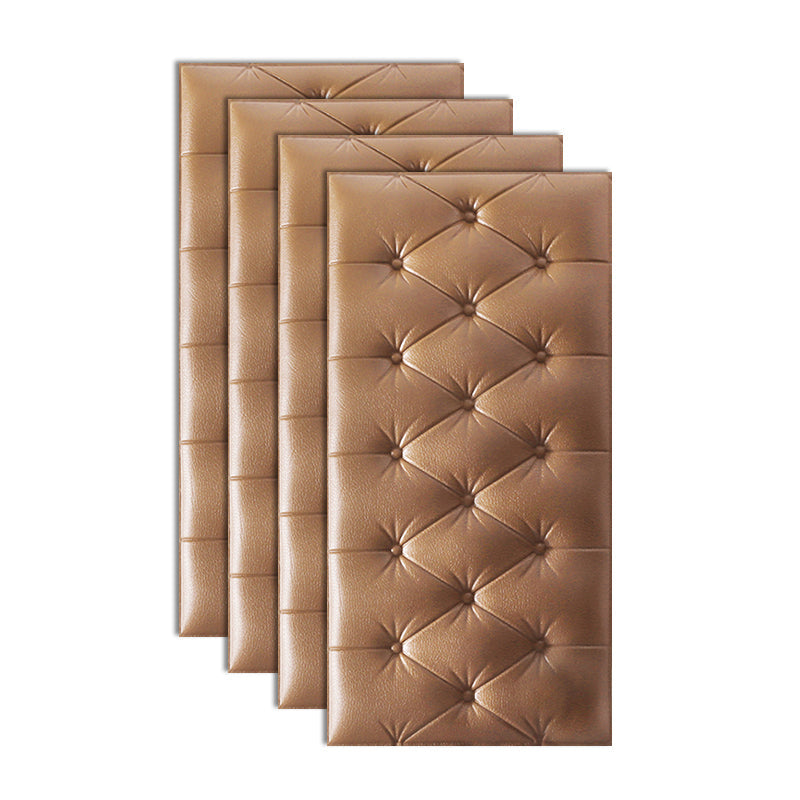 Lisslune | Modern Wall Panel Smooth Wall Interior Padded Board Set of 4