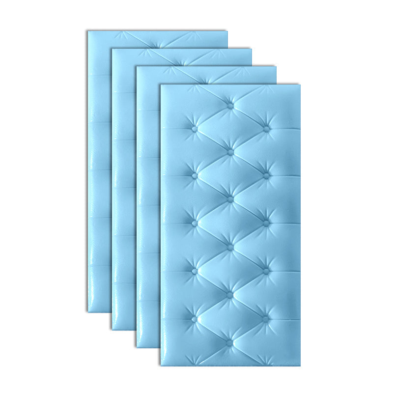 Lisslune | Modern Wall Panel Smooth Wall Interior Padded Board Set of 4