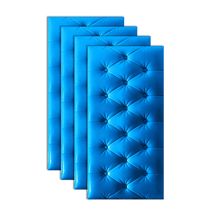 Lisslune | Modern Wall Panel Smooth Wall Interior Padded Board Set of 4