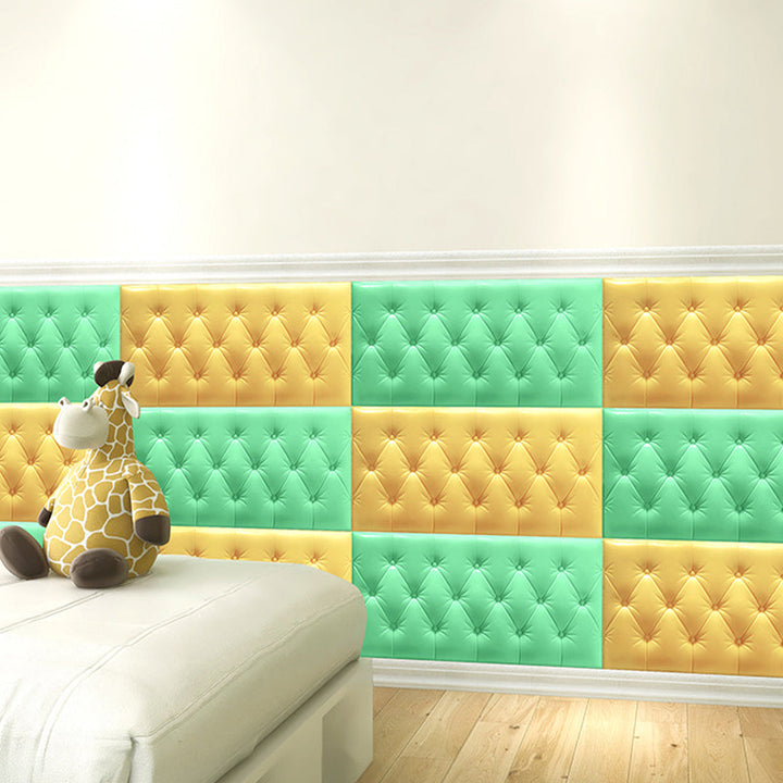 Lisslune | Modern Wall Panel Smooth Wall Interior Padded Board Set of 4