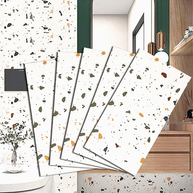 Lisslune | PVC Rectangular 20 Pack 12" x 23" Peel & Stick Mosaic Tile Kitchen and Bathroom