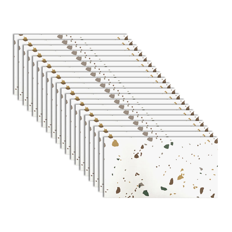 Lisslune | PVC Rectangular 20 Pack 12" x 23" Peel & Stick Mosaic Tile Kitchen and Bathroom