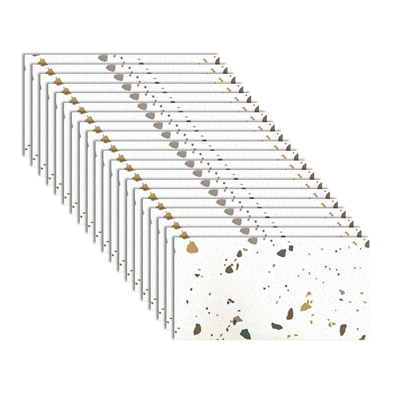 Lisslune | PVC Rectangular 20 Pack 12" x 23" Peel & Stick Mosaic Tile Kitchen and Bathroom
