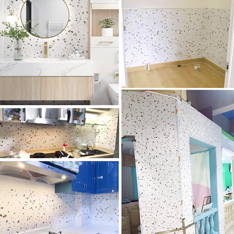 Lisslune | PVC Rectangular 20 Pack 12" x 23" Peel & Stick Mosaic Tile Kitchen and Bathroom