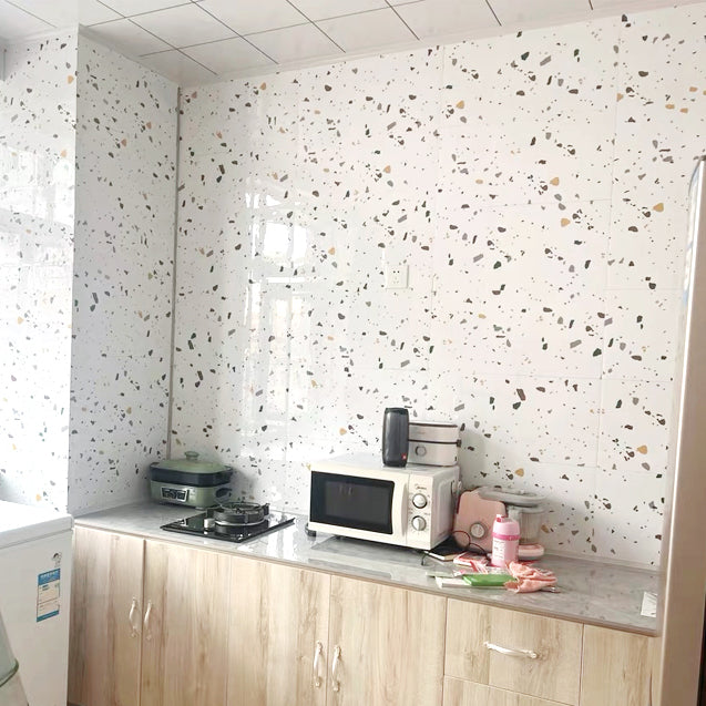 Lisslune | PVC Rectangular 20 Pack 12" x 23" Peel & Stick Mosaic Tile Kitchen and Bathroom