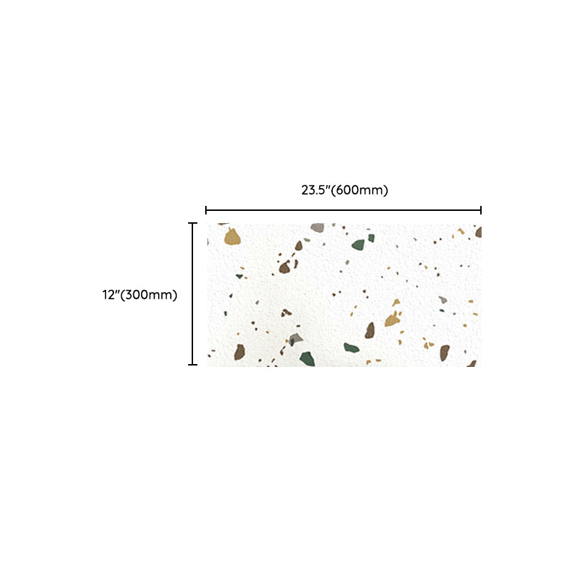 Lisslune | PVC Rectangular 20 Pack 12" x 23" Peel & Stick Mosaic Tile Kitchen and Bathroom