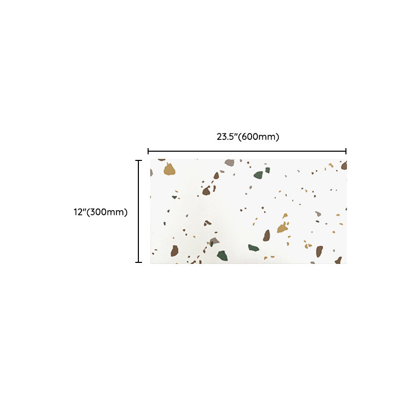 Lisslune | PVC Rectangular 20 Pack 12" x 23" Peel & Stick Mosaic Tile Kitchen and Bathroom