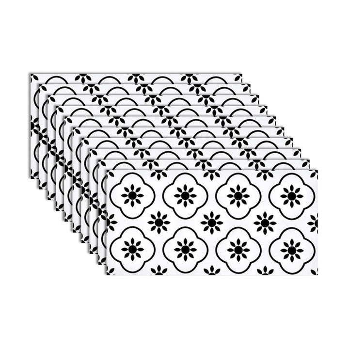 Lisslune | PVC Rectangular 10 Pack 12" X 23" Peel & Stick Mosaic Tile Kitchen and Bathroom