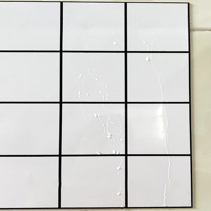 Lisslune | PVC Rectangular 10 Pack 12" X 23" Peel & Stick Mosaic Tile Kitchen and Bathroom