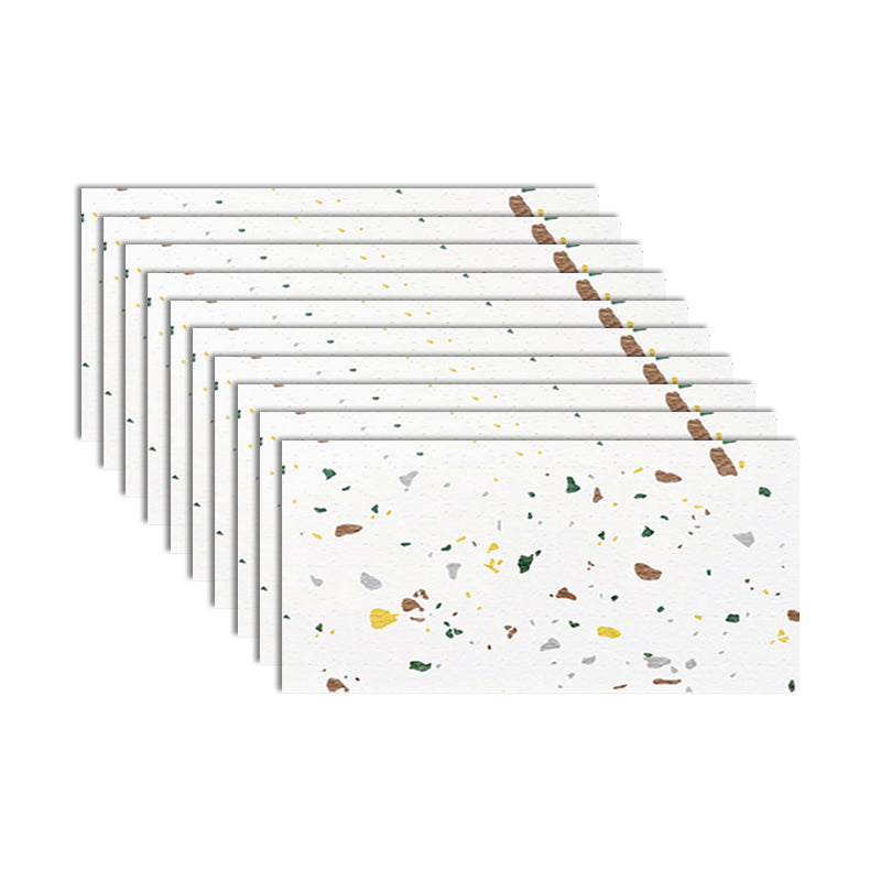 Lisslune | PVC Rectangular 10 Pack 12" X 23" Peel & Stick Mosaic Tile Kitchen and Bathroom
