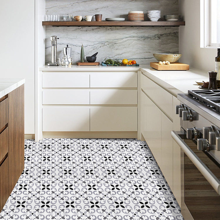 Lisslune | Print Plastic Peel & Stick Tile Field Tile for Splash Guard Wall