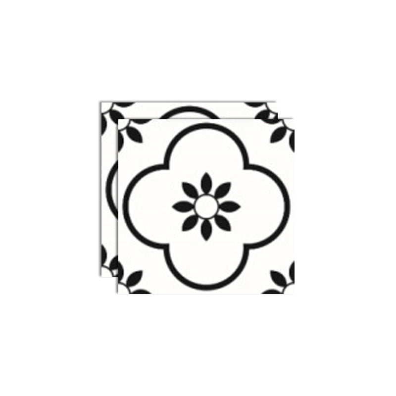 Lisslune | Print Plastic Peel & Stick Tile Field Tile for Splash Guard Wall