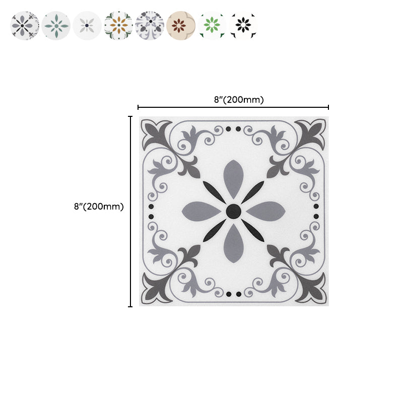 Lisslune | Print Plastic Peel & Stick Tile Field Tile for Splash Guard Wall