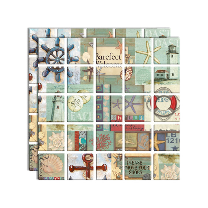 Lisslune | Plastic Peel-and-Stick Tiles Indoor Subway Tiles Wallpaper with Waterproof
