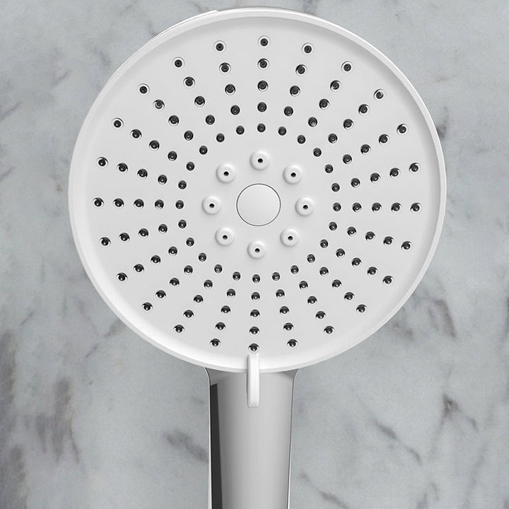 Lisslune | Plastic Handheld Showerhead Round Hand Shower with Self-Cleaning