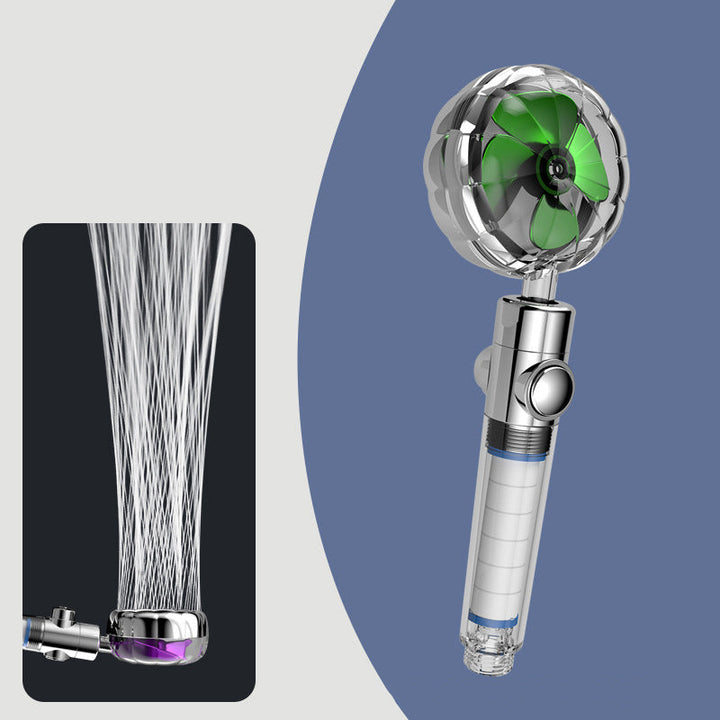 Lisslune | Contemporary Hand Shower Round Plastic Hand Shower with Adjustable Spray Pattern