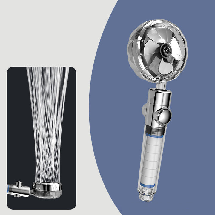Lisslune | Contemporary Hand Shower Round Plastic Hand Shower with Adjustable Spray Pattern