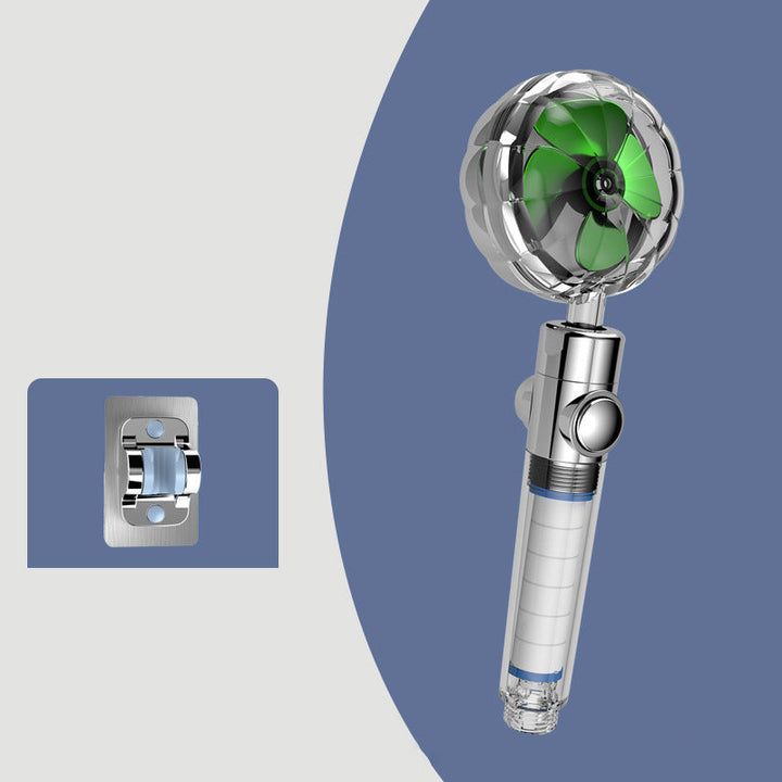 Lisslune | Contemporary Hand Shower Round Plastic Hand Shower with Adjustable Spray Pattern