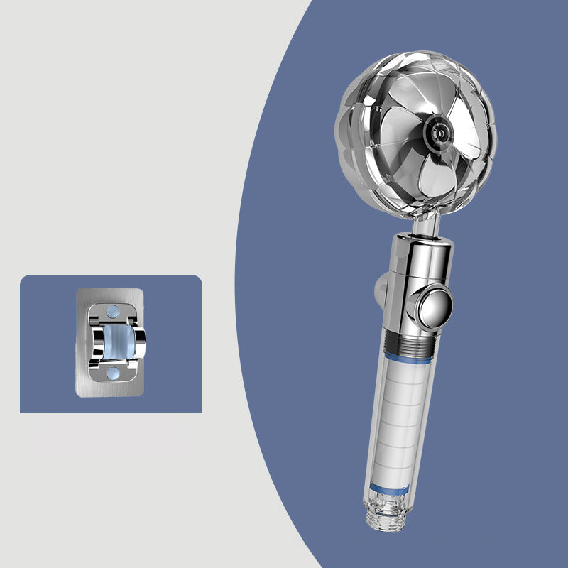 Lisslune | Contemporary Hand Shower Round Plastic Hand Shower with Adjustable Spray Pattern