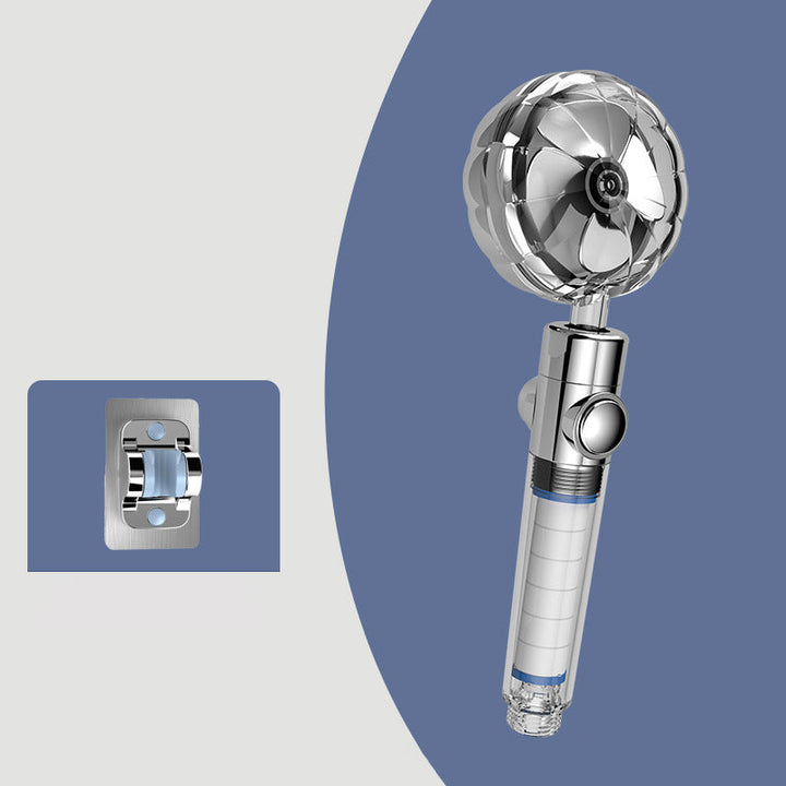 Lisslune | Contemporary Hand Shower Round Plastic Hand Shower with Adjustable Spray Pattern