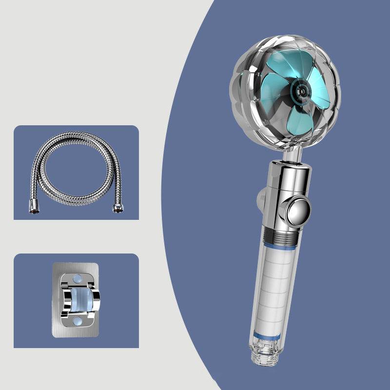 Lisslune | Contemporary Hand Shower Round Plastic Hand Shower with Adjustable Spray Pattern
