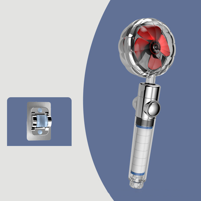 Lisslune | Contemporary Hand Shower Round Plastic Hand Shower with Adjustable Spray Pattern