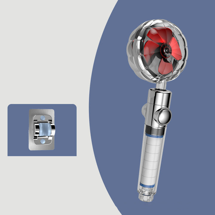 Lisslune | Contemporary Hand Shower Round Plastic Hand Shower with Adjustable Spray Pattern