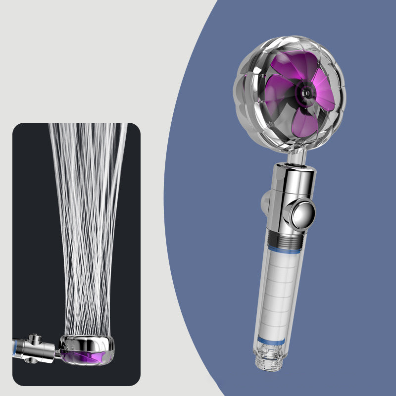 Lisslune | Contemporary Hand Shower Round Plastic Hand Shower with Adjustable Spray Pattern
