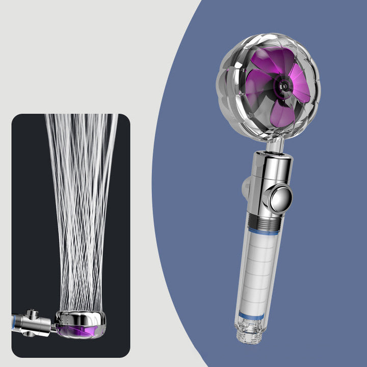 Lisslune | Contemporary Hand Shower Round Plastic Hand Shower with Adjustable Spray Pattern