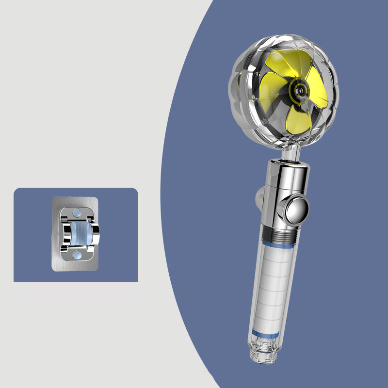 Lisslune | Contemporary Hand Shower Round Plastic Hand Shower with Adjustable Spray Pattern