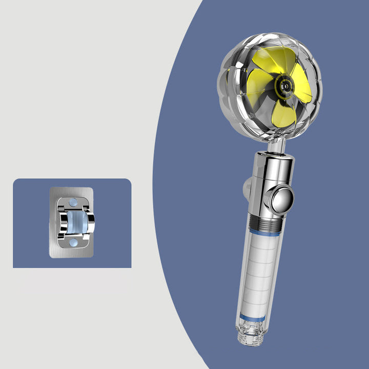 Lisslune | Contemporary Hand Shower Round Plastic Hand Shower with Adjustable Spray Pattern