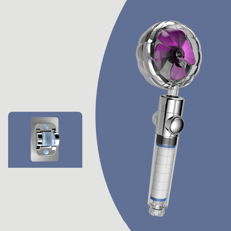 Lisslune | Contemporary Hand Shower Round Plastic Hand Shower with Adjustable Spray Pattern