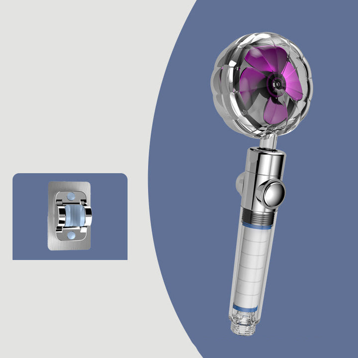 Lisslune | Contemporary Hand Shower Round Plastic Hand Shower with Adjustable Spray Pattern
