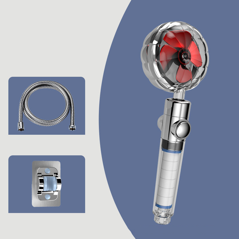 Lisslune | Contemporary Hand Shower Round Plastic Hand Shower with Adjustable Spray Pattern