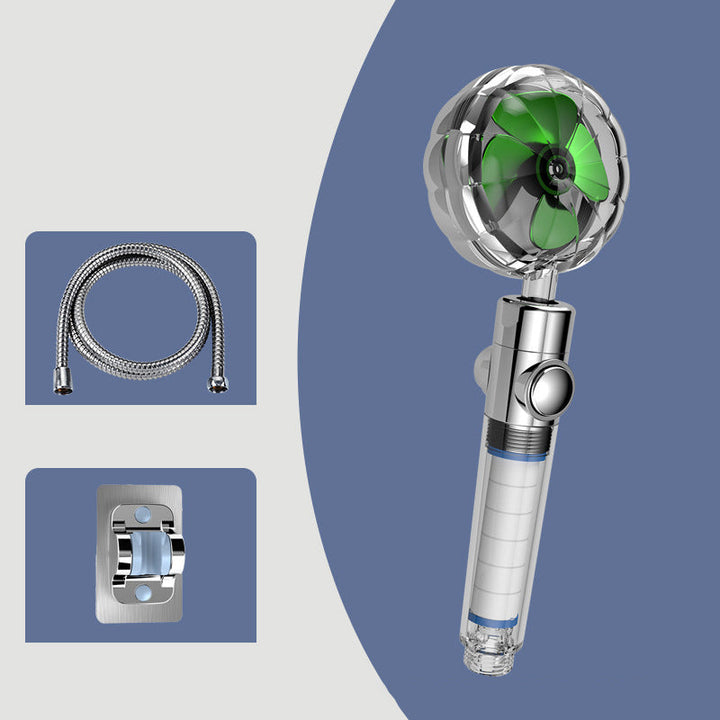 Lisslune | Contemporary Hand Shower Round Plastic Hand Shower with Adjustable Spray Pattern