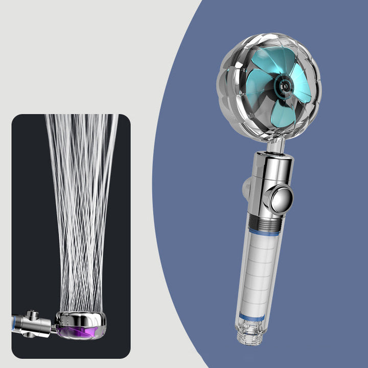 Lisslune | Contemporary Hand Shower Round Plastic Hand Shower with Adjustable Spray Pattern