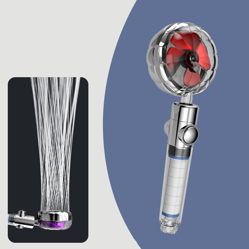 Lisslune | Contemporary Hand Shower Round Plastic Hand Shower with Adjustable Spray Pattern