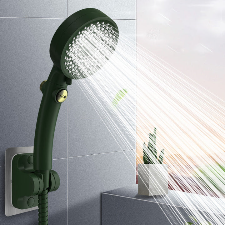 Lisslune | Plastic gloves round adjustable spray pattern hand shower